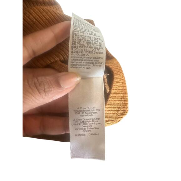 Madewell Women's Ribbed Pocket T-Shirt M Short Sleeve Casual Rust Brown - Picture 9 of 14